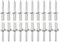 DTGN 6.4mm x 20mm (DXL) Blind Rivets - 25Pack - Good for Machinery Joining - 304 Stainless Steel Dome Closed End Rivet