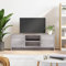 FENLAX Mueble De Televisión Mueble TV Salon Mesa para TV Modulo TV Stand 102x30x37,5 cm Gris Sonoma