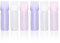 Kiperline Applicateur Huile Cheveux, 6pcs Bouteille Huile Cheveux 120ml Applicateur Huile Cheveux avec Brosse pour Coloration Des Cheveux Et Soin Du Cuir Chevelu (Rose, Blanc, Violet)