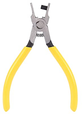 Exqufood Lochzange für Uhrenarmbänder, Leder, 4 mm x 2 mm, rechteckig, Lochmacher-Werkzeug für Uhrmacher