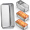 LIANYU 6 Pack Bread Loaf Pans for Baking 9x5 Inch, Stainless Steel Meat Bread Baking Pans, Loaf Tin for Homemade Banana Sandwich Sourdough