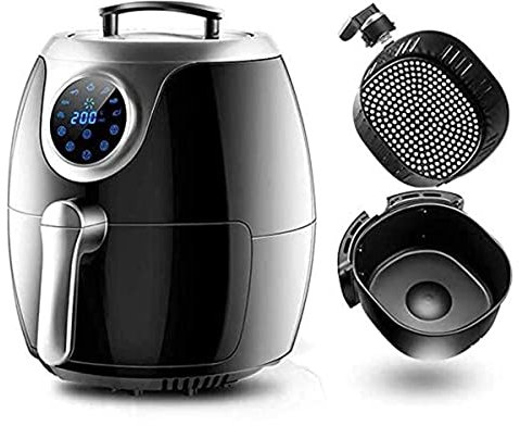 Freidora de aire para uso doméstico Accesorios para freidora de aire caliente de 8L Control de temperatura ajustable Temporizador Cocina baja en grasa Tecnología de circulación de aire esperanzada