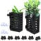 Anseom 2 Pack Upgraded Aquarium Plant Holder with Hooks and Suction Cups Hanging Fish Tank Plant Cups Multipurpose Aquatic Plant Pot for Emersed Plants Cultivation