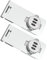 MeBantoo 3-Digit Combination Cabinet Lock, 4.5 Keyless Safety Drawer Lock for Lockers, Small Doors, Closets, Storage, Office (2, Silver)