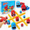 tyokas Set 2 Tic Tac Toe Game Spieler Brettspiele Big Eat Small Game Blue Red Eltern Kind Interaktives Tischspiele Tischspiele für die Frühe Bildung Geeignet für die frühe Eltern Kind Bildung