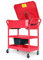 Wiltec Fontaine de dégraissage et nettoyage de pièces mécaniques – 711 x 483 x 208 mm – Bac de lavage 75,7 l avec pompe et chariot mobile – Garage Atelier