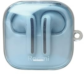 FTRONGRT Cover Compatibile con Xiaomi Redmi Buds 6 Active, Silicone Morbido, Antigraffio, Bluetooth Scatola per Cuffie Custodia Protettiva Compatibile con Xiaomi Redmi Buds 6 Active.Trasparente