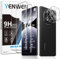 Yenwen Protector de Pantalla para Xiaomi Mi Redmi Note 14 Pro 5G, 2 Piezas Cristal Templado con 2 Piezas Protector de Lente de Cámara, 9H Dureza Ultra Resistente Vidrio Templado