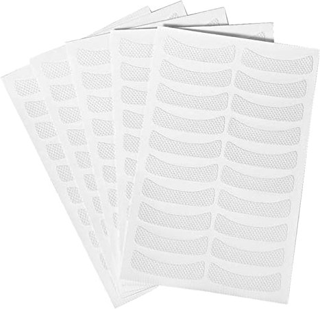 KOSDFOGE 100Pcs Makeup Eye Sticker Soft Nonwoven Eyelash Extension Tape False Eyelash Pad for Professional Home Use
