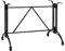 vidaXL Bistrotisch Gestell Tischgestell Untergestell Tischfuß Bistro Gastro Tisch Tischbein Tischfuss Möbelfuß Schwarz 93x60x72cm Aluminiumguss