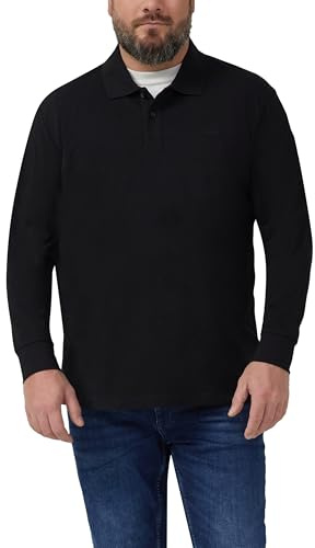 s.Oliver Herren Langarm-Poloshirt aus Baumwoll-piqué mit Bündchen Poloshirt Langarm (1er Pack)