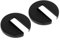 Kaffeemaschinen-Zubehör, 2 Brühkorb-Deckel für Moccamaster 1,0 l 1,25 l Körbe, spülmaschinenfest, schwarz, 13,7 cm