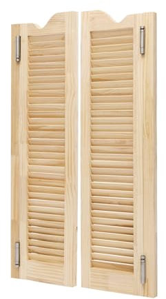 Schwingtür Holztür Pendeltür Raumtrenner Salon Tür Schwingtür Holz Holztüren innen Doppeltür Kiefernholz Innentür Landhausstil Wandmontage (Holz, 107 * 61cm)