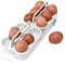 Joseph Joseph FridgeStore Caja de Huevos para 12 unidades para Frigorífico, con Asa y Ruedas, sin BPA
