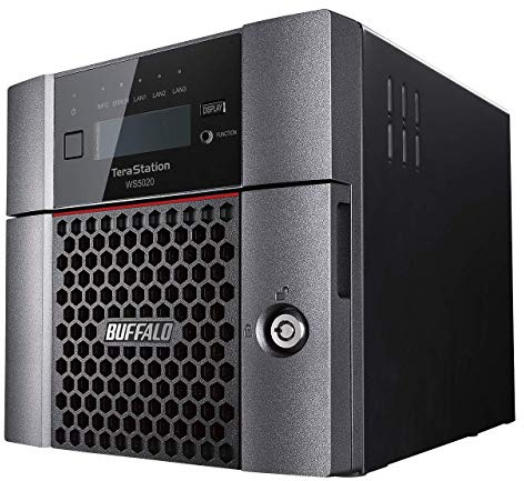 BUFFALO TeraStation WS5220DN 2-Bay Windows Server IoT 2025 Desktop NAS 8TB (2x4TB) w/HDD Included