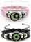 2 Stück Sonne Und Mond Freundschaftsarmbänder, Partner Armbänder Fernbeziehung Armband Pärchen Armband Paar Armbänder Für Freunde Und Paare, Verstellbare Kordelarmbänder, Friendship Bracelet Tägliche