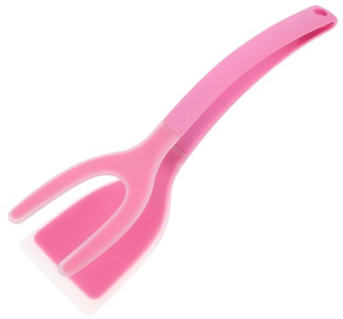 MUCKLILY Tenazas de Silicona y Agarrador y Ensalada Compacto Limpiar Herramienta Asar y Freír Cocina Profundidad