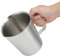 Jarra medidora de acero inoxidable, jarra de leche de 500 a 2000 ml con asa, boquilla de pico de pato, jarra de espuma, báscula interior, herramienta de cocina, hornear, para arte de café con leche