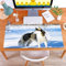 MYAUEYSU Alfombrilla de ratón para 40x80 cm,Malamute de Alaska, Perro de Raza Chukchi Husky en la Nieve,Grande,con Base de Goma y Bordes cosidos,Alfombrilla para,PC,portátil,Escritorio