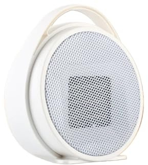 Chauffage électrique Chauffage électrique portable de 1000 W avec ventilateur bureau et résistance PTC. Mini radiateur chauffant for la maison le(blanc)
