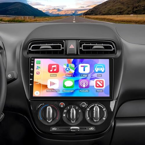 Radio 2 DIN para Mitsubishi ASX 2010-2017 con Carplay Android Auto Pantalla TáCtil para Coche 10 Pulgadas Autoradio Bluetooth Navegación GPS FM/RDS WiFi SWC AHD Android 15 4+64G