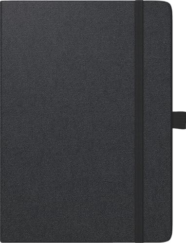 BRUNNEN 1076466907 Buchkalender Kompagnon Mod. 764 66 2027 A5, Kunststoff, schwarz