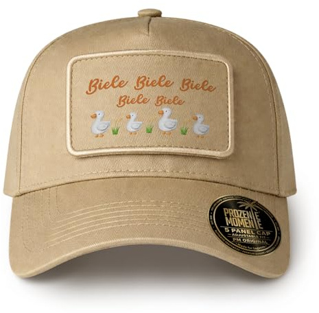 Biele Biele Biele - Cap mit Patch - 5 Panel Baseball Cap mit abnehmbarem Klett-Patch und verstellbarem Snapback-Verschluss Unisex – Party Accessoire für Malle, Ballermann, Festival, JGA