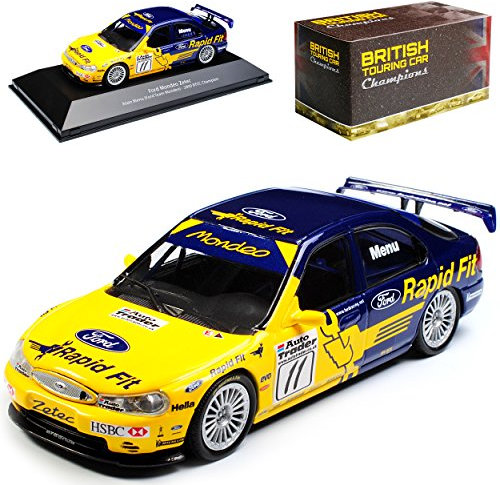 Atlas Ford Mondeo Zetec Alain Menu 2000 BTCC Champion 2. Generation 1996-2000 mit Sockel 1/43 Modell Auto