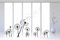 gardinen-for-life Flächenvorhang, Dandelions - 5er - Serie, Set 5tlg, Jew. Gr.60x245 cm