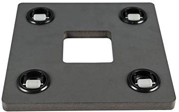 Pflanzwerk® Jardinière Porte Plantes*ULTRAPLAT Designer sous-vases à roulettes* 28x28cm pour Tous Les Pots et bacs à Fleurs *Design breveté* *capacité de Charge 120KG* *Made in Germany*