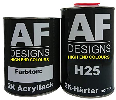 Alex Flittner Designs 2,0 Liter 2K Acryl Lack Autolack Set für KRAMP CLAAS ROT 3110KR