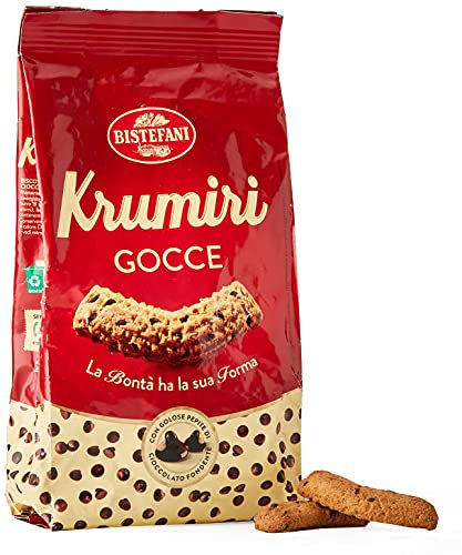 Bistefani Krumiri, Gocce con golose pepite di Cioccolato fondente, 290g