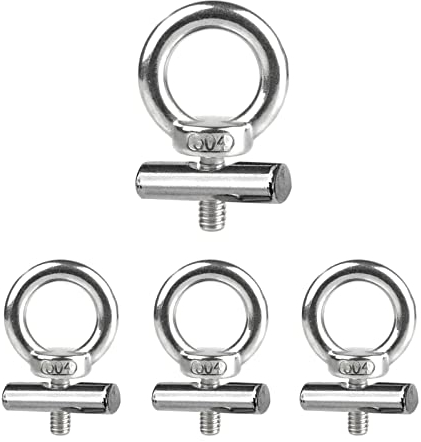 CVOZO 4 Stück Vorzelt Stopper Edelstahl, Kederstopper, Markisenhaken Camping Blockierungskit Kederschiene Zubehör für Kederschiene für Wohnwagen, Wohnmobil, Campervan, Boot (4 PCS)