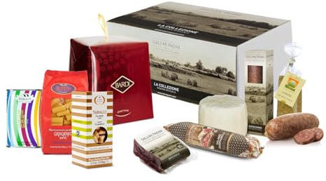 Präsentkorb Italienisches Weihnachten | Gourmet-Korb für Feinschmecker | Zusammenstellung unterschiedlicher italienischer Produkte bestens geeignet für ein Festtagsgeschenk