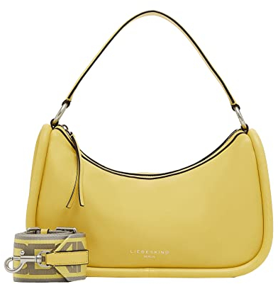 Liebeskind Berlin Damen Fab 2 Lamb Hobo M, Pale Banana, Medium (HxBxT 19cm x 32cm 11cm) EU