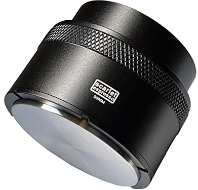 scarlet espresso | Tamper »Grande Livello« mit automatischer Ausrichtung, 100% gerader Kaffeepuck, Kinderleicht! (schwarz, 51 mm)