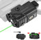 DEFENTAC DF-1061 Magnetic Charging Pistol Light with Green Beams for Guns, 450 Lumens Tactical Flashlight White LED and Green Beam Combo with Sliding Rail