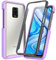 XINNI Coque pour Xiaomi Redmi Note 9S/Note 9 Pro/Max Antichoc Housse avec Protège écran, 360 Degrés Full Body Etui Solide Double Face Bumper Portable Transparent Housse