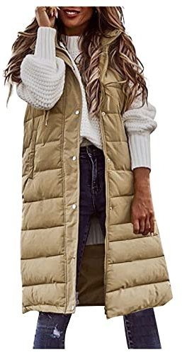 Jacke Damen, Fleecejacken Hahnentritt Mantel Regenhosen Und Jacken Thermojacke Teddyplüsch Jacke Nachsuchenjacke Jacken Übergrößen Wachs Für Jacken Dünne Jacken Frühling(Khaki-1, 3XL)