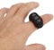 TikTok Bluetooth Fernbedienung Seite Turner, 3 Tasten Kamera Video Fernbedienung, APP Seite Turner Scrolling Ring für OS Android Harmony OS (Schwarz)