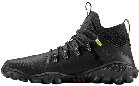 VIVOBAREFOOT Magna Forest ESG, Womens Leather And Wool Hiking Trainers With Barefoot Sole