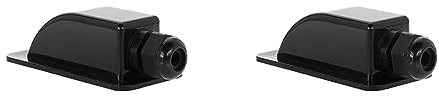 Offgridtec© Dachdurchführung 1-Fach schwarz für Kabelaußendurchmesser 3-12mm für Wohnmobil Caravan Boot Solar Kabeldurchführung ABS (Packung mit 2)
