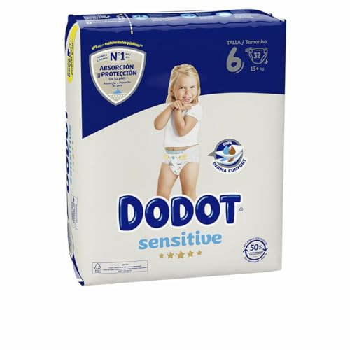 Dodot Sensitive Windeln 6+13 kg (32 Stück)