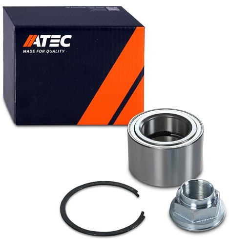 ATEC Germany 1x Radlager vorne mit ABS-Sensor Radlagersatz Radlager Set | Kompatibel mit: NISSAN NV400 Bus, NV400 Kasten, NV400 Pritsche/Fahrgestell, OPEL MOVANO B Bus, MOVANO B Kasten