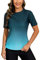 Halcurt UV Shirt Damen Kurzarm Rash Guard UPF 50+ UV Schutz Schwimmshirt Schnell Trocknender Badeshirt Bademode XL