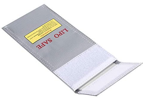10x20cm Fireproof Lithium-Ion Battery Safe Box Explosion-Proof Storage Bag for Batteries, Flammable and Explosive Products