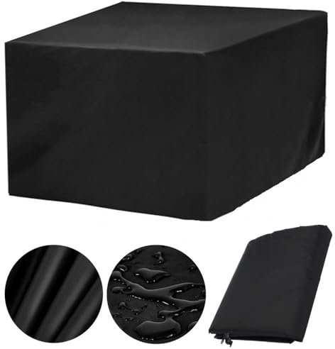 Garden Furniture Covers Waterproof Square 100 x 100, Outdoor Furniture Covers Waterproof, Patio Furniture Covers Waterproof, Garden Table Cover Rectangular for Table Chair Sofa Sets (100x100x75cm)