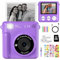 Appareil Photo Instantané Enfant, 2,4 Écran 1080P HD Appareils Photo Numériques Enfant avec Carte 32GB & Papier Thermique, Appareil Photo Enfant Jouet, Cadeau pour Filles Garçons 3-12 Ans