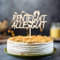 Gleevio Tortendeko Ruhestand aus Holz,RENTE GUT ALLES GUT Cake Topper,Rente Deko Torte,Ruhestanddeko Kuchen,Endlich Rentner Tortendeko,Ruhestand Tortenstecker für Mann Frau Retirement Party Deko