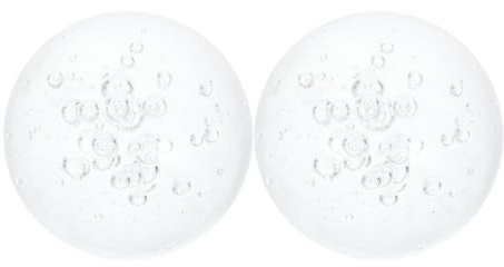 CIYODO Kristallglaskugel 4Cm Für Innenwasserbrunnen Und Gartendeko Schwimmende Glas Kugeln Mit Blaseneffekt Feng Shui Dekorative Glaskugeln Für Tisch Und DIY Brunnen